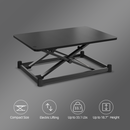 Leband Electric Standing Desk Converter with Wireless Charging and 2 USB Ports, 34”